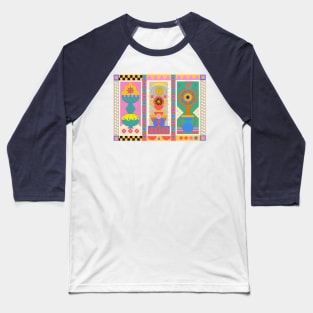 Summer's  geometric Beat Baseball T-Shirt